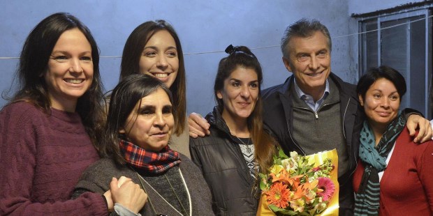 Junto a Vidal y Stanley, Macri visitó una cooperativa de mujeres en Pilar
