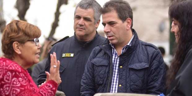 Ritondo y Perroni recorrieron el barrio San José de Lomas de Zamora