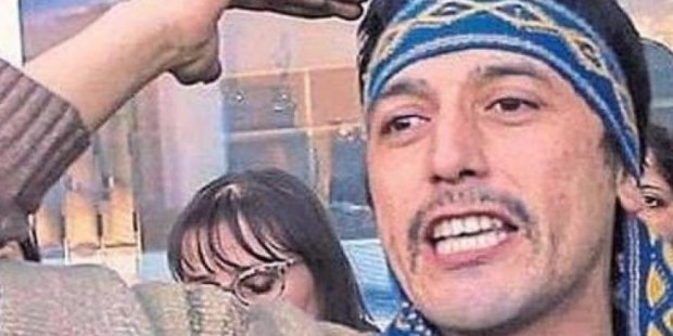 Facundo Huala Jones, líder de la Resistencia Ancestral Mapuche.