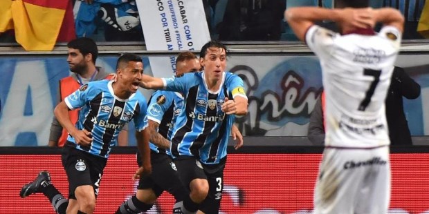 Lanús cayó en Brasil frente a Gremio en la primera final de la Libertadores