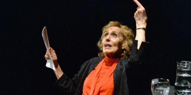 Estela Medina, figura del teatro uruguayo, en un tributo a Margarita Xirgu.