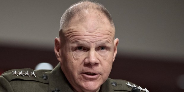 Robert Neller hizo una declaración con una advertencia.