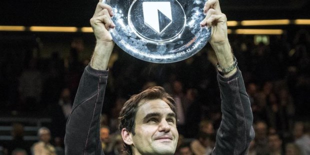 Federer, con el número uno asegurado, se consagró en Rotterdam