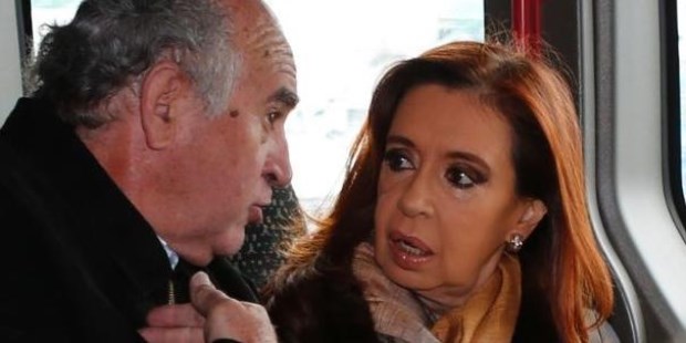 Cristina Kirchner y Oscar Parilli.