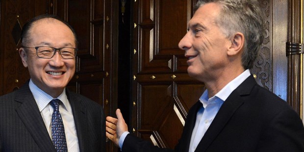El presidente Mauricio Macri se reunió en la Casa de Gobierno al titular del Banco Mundial, Jim Yong Kim.