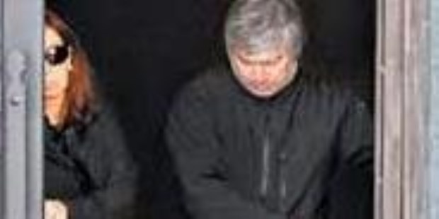 Lázaro Báez con Cristina Kirchner