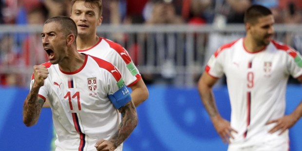 Serbia debutó en el Mundial con un triunfo ante Costa Rica
