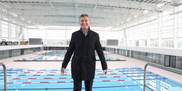 Macri recorrió el Parque Olímpico que se encuentra en construcción en Villa Soldati donde se disputarán los Juegos de la Juventud entre el 6 y el 18 de octubre.