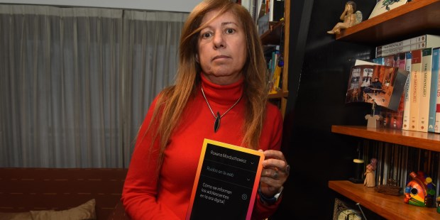 Roxana Morduchowicz presentó ‘Ruidos en la web, cómo se informan los adolescentes en la era digital’ con sus investigaciones sobre los chicos y las pantallas.FOTO: GUSTAVO CARABAJAL