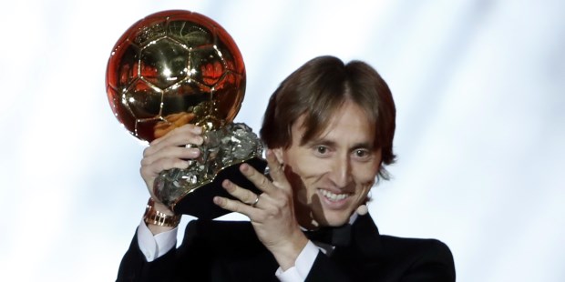 Luka Modric ganó el Balón de Oro 2018